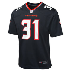 Dameon Pierce Houston Texans Youth Game Jersey - Navy - Nike
