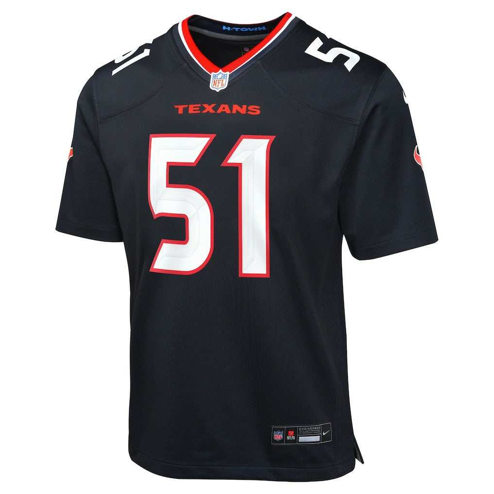 Will Anderson Jr. Houston Texans Youth Game Jersey - Navy - Nike