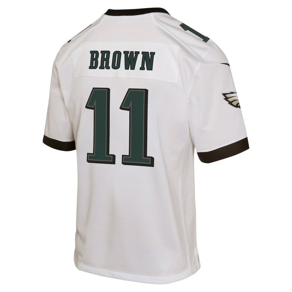 A.J. Brown Philadelphia Eagles Youth Game Jersey - White - Nike