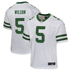 Garrett Wilson New York Jets Youth Game Jersey - White - Nike
