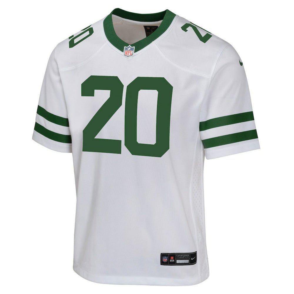 Breece Hall New York Jets Youth Game Jersey - White - Nike