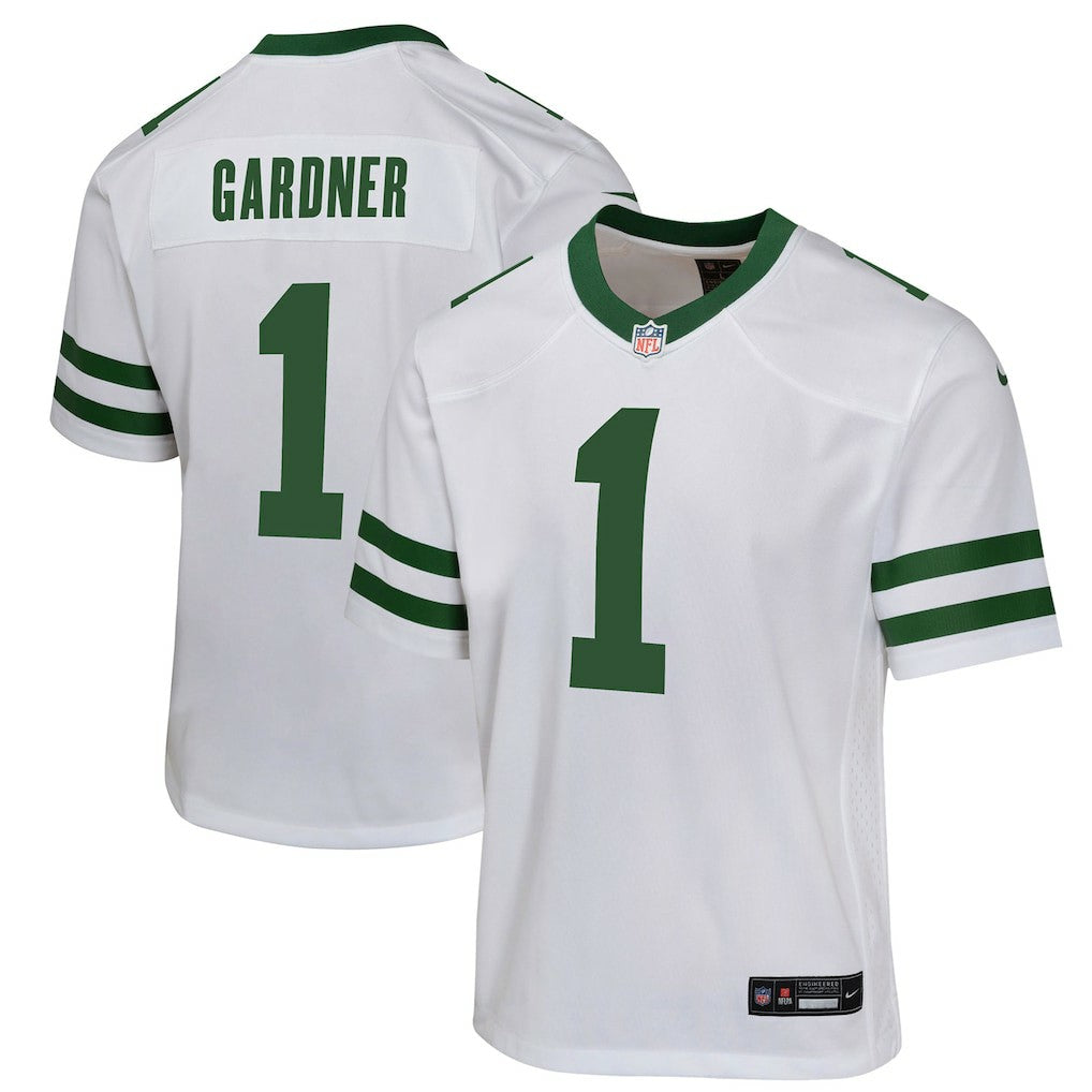 Ahmad Sauce Gardner New York Jets Youth Game Jersey - White - Nike