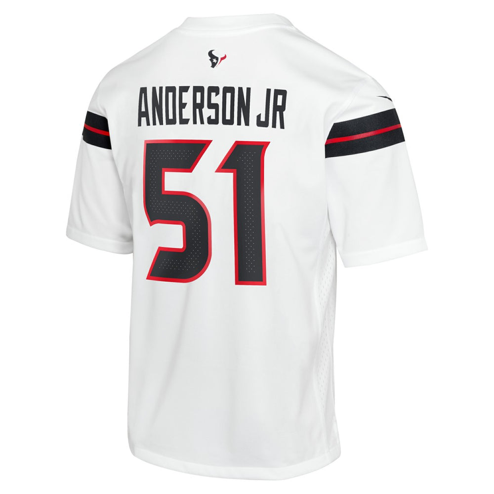 Will Anderson Jr. Houston Texans Youth Game Jersey - White - Nike