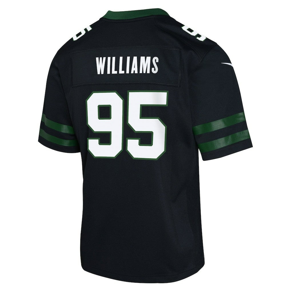 Quinnen Williams New York Jets Youth Game Jersey - Black - Nike