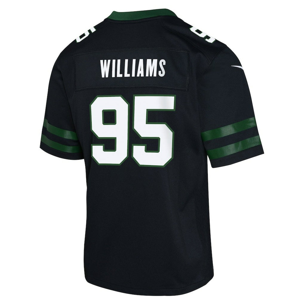 Quinnen Williams New York Jets Youth Game Jersey - Black - Nike