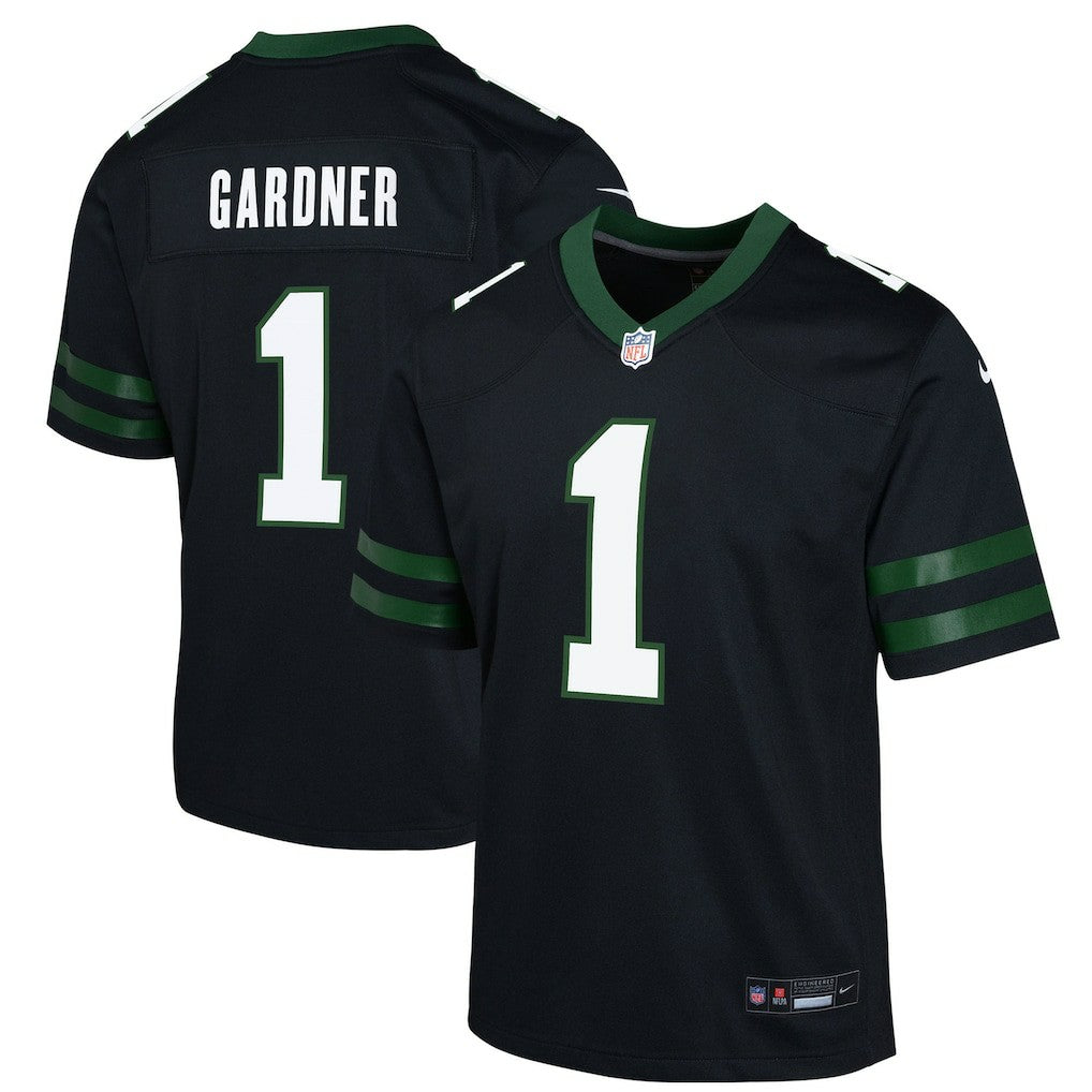 Ahmad Sauce Gardner New York Jets Youth Game Jersey - Black - Nike