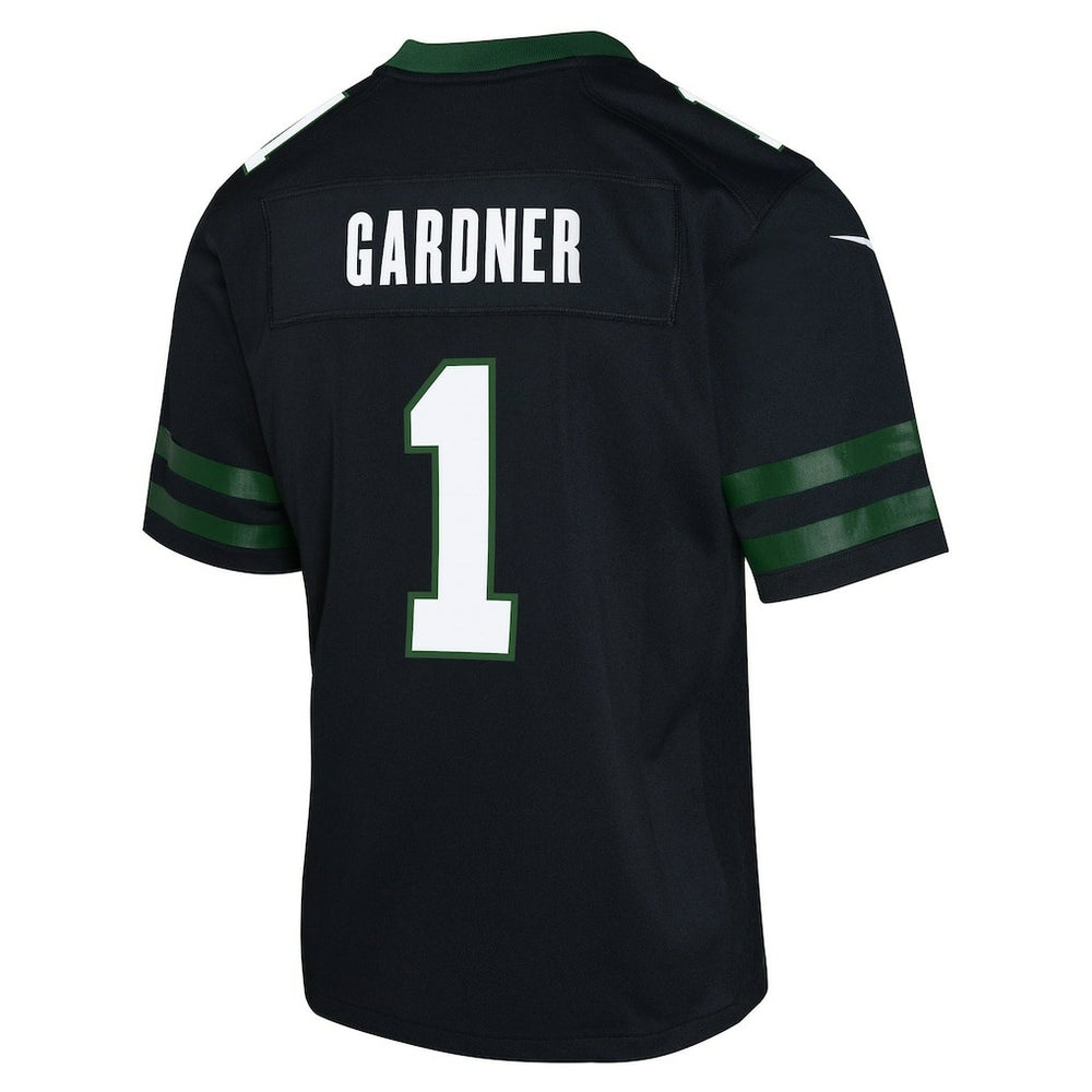 Ahmad Sauce Gardner New York Jets Youth Game Jersey - Black - Nike