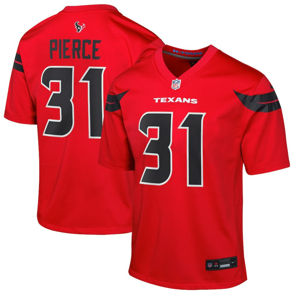 Dameon Pierce Houston Texans Youth Game Jersey - Red - Nike