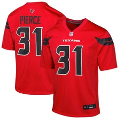 Dameon Pierce Houston Texans Youth Game Jersey - Red - Nike