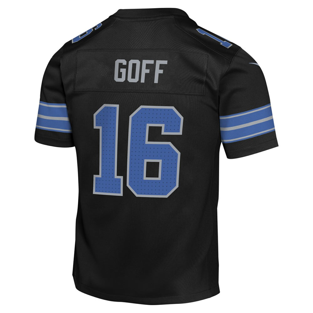 Jared Goff Detroit Lions Youth Game Jersey - Black - Nike