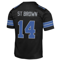 Amon-Ra St. Brown Detroit Lions Youth Game Jersey - Black - Nike