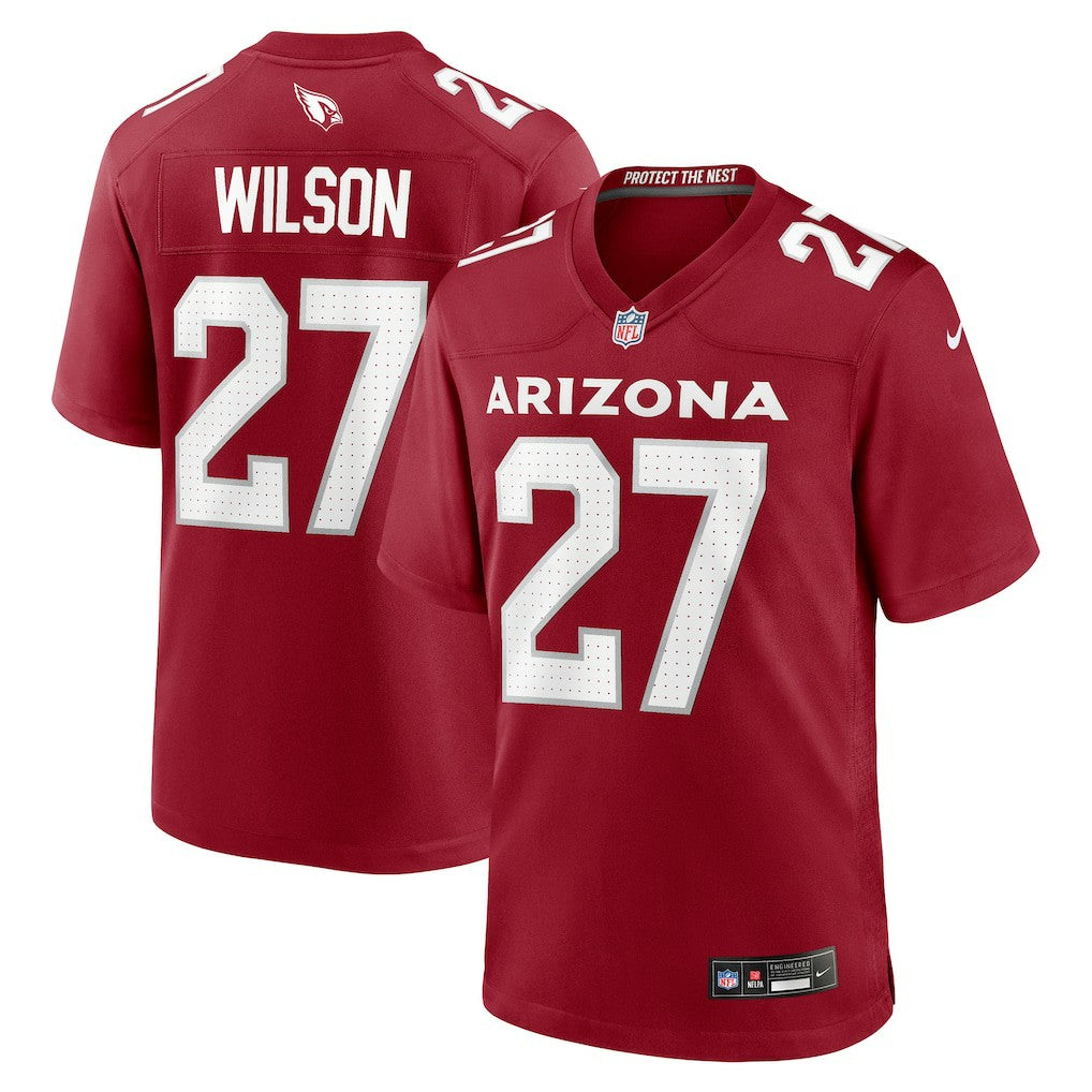 Divaad Wilson Arizona Cardinals Team Game Jersey - Cardinal - Nike