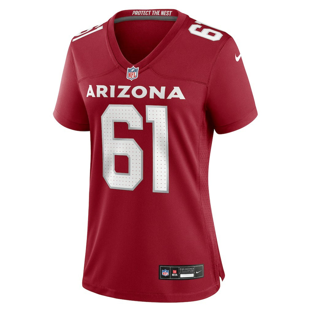 Carter O'Donnell Arizona Cardinals Women's Team Game Jersey - Cardinal - Nike
