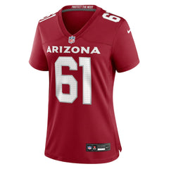 Carter O'Donnell Arizona Cardinals Women's Team Game Jersey - Cardinal - Nike