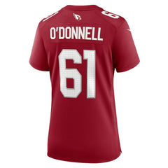 Carter O'Donnell Arizona Cardinals Women's Team Game Jersey - Cardinal - Nike