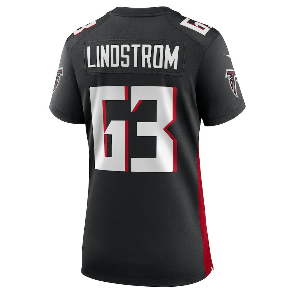 Chris Lindstrom Atlanta Falcons Women's Team Game Jersey - Black - Nike