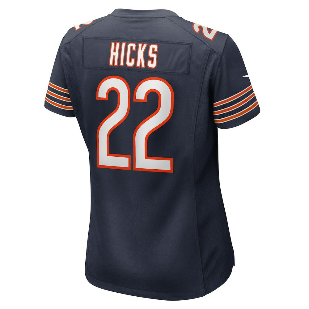 Elijah Hicks Chicago Bears Women's Team Game Jersey - Navy - Nike