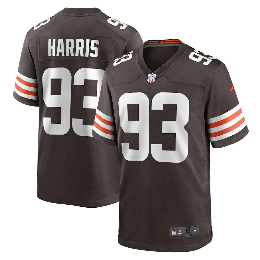Shelby Harris Cleveland Browns Team Game Jersey - Brown - Nike
