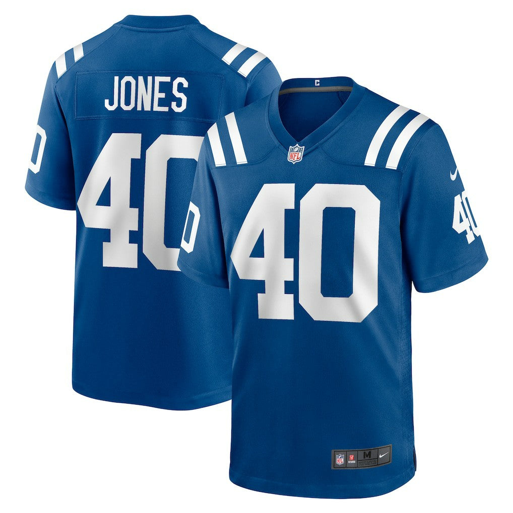 Jaylon Jones Indianapolis Colts Team Game Jersey - Royal - Nike