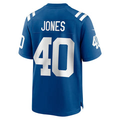 Jaylon Jones Indianapolis Colts Team Game Jersey - Royal - Nike