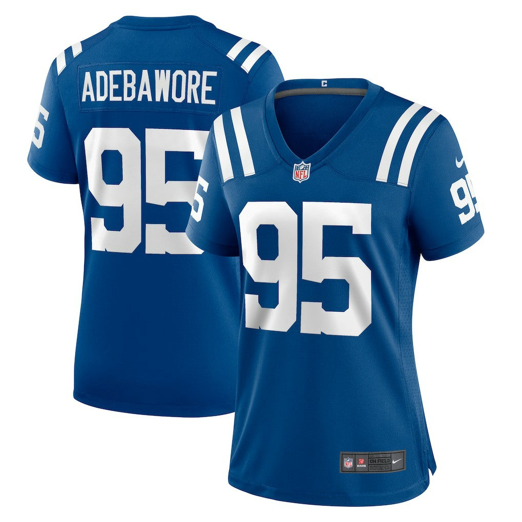 Adetomiwa Adebawore Indianapolis Colts Women's Team Game Jersey - Royal - Nike