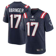 Bryce Baringer New England Patriots Team Game Jersey - Navy - Nike