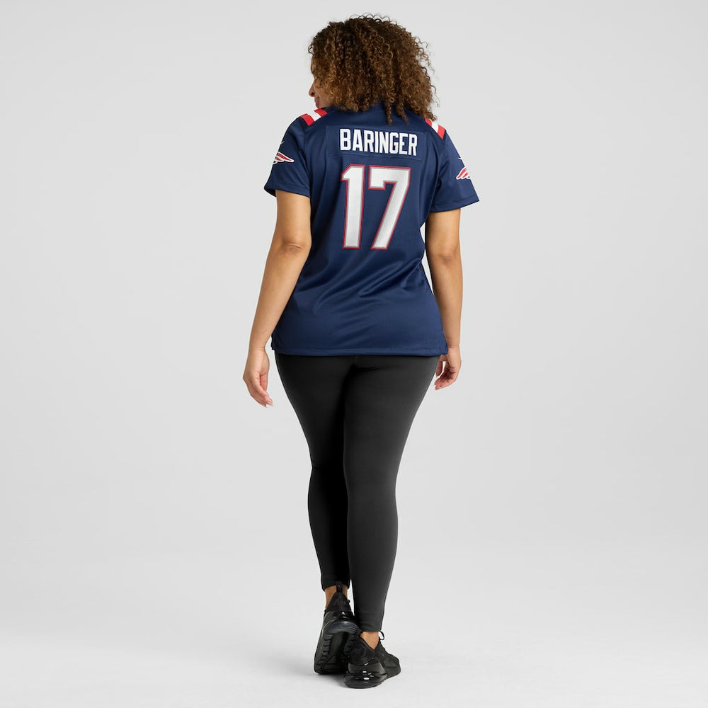 Bryce Baringer New England Patriots Women's Game Jersey - Navy - Nike