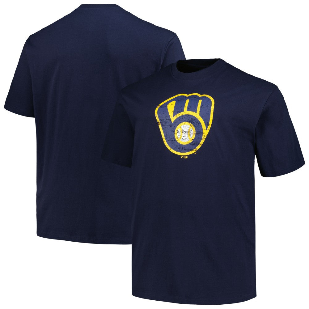 Milwaukee Brewers Profile Big & Tall Primary Logo T-Shirt Discount