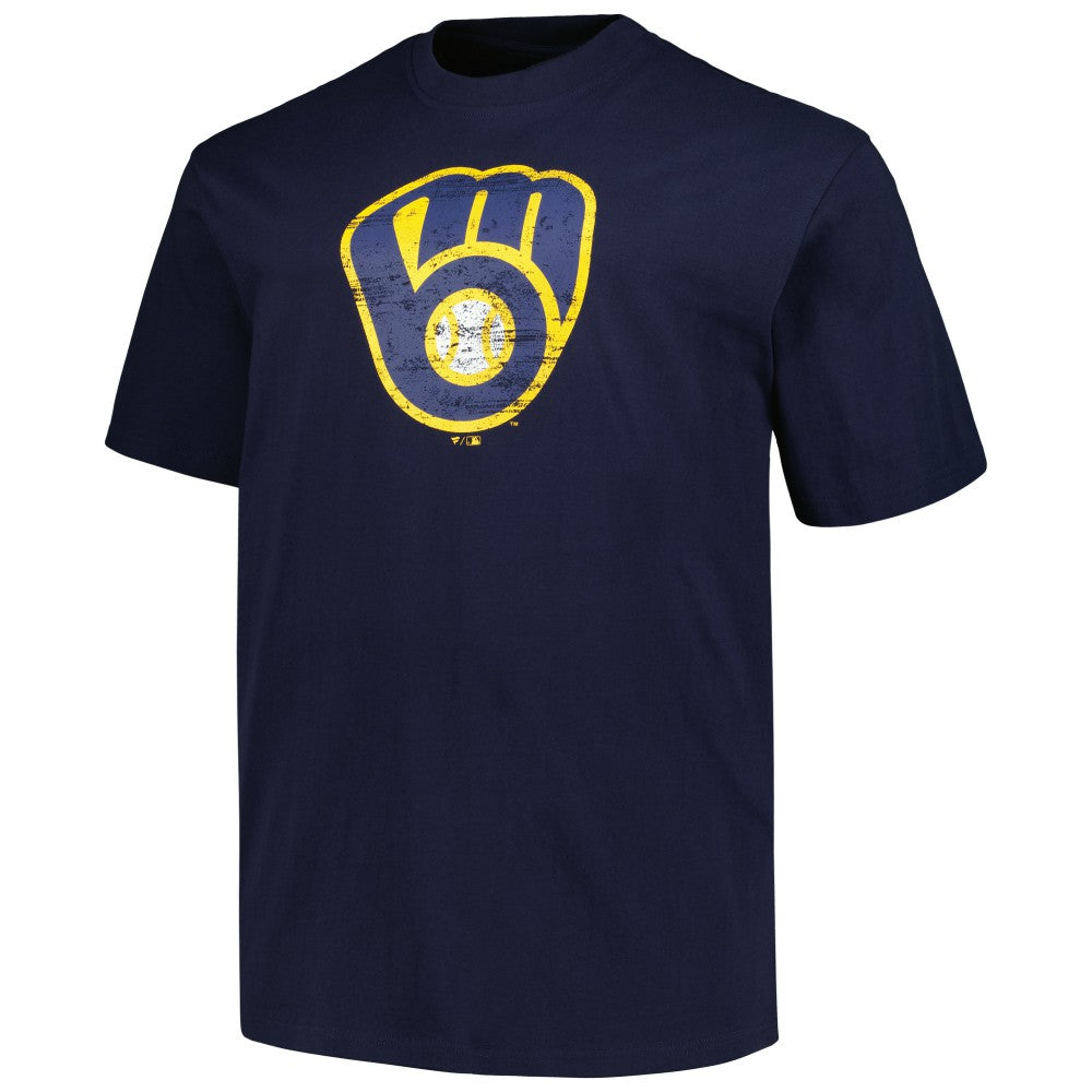 Milwaukee Brewers Profile Big & Tall Primary Logo T-Shirt Discount