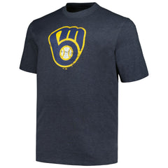 Milwaukee Brewers Profile Big & Tall Weathered Logo T-Shirt Sale
