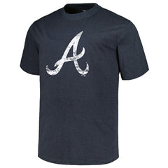Atlanta Braves Profile Big & Tall Weathered Logo T-Shirt Discount
