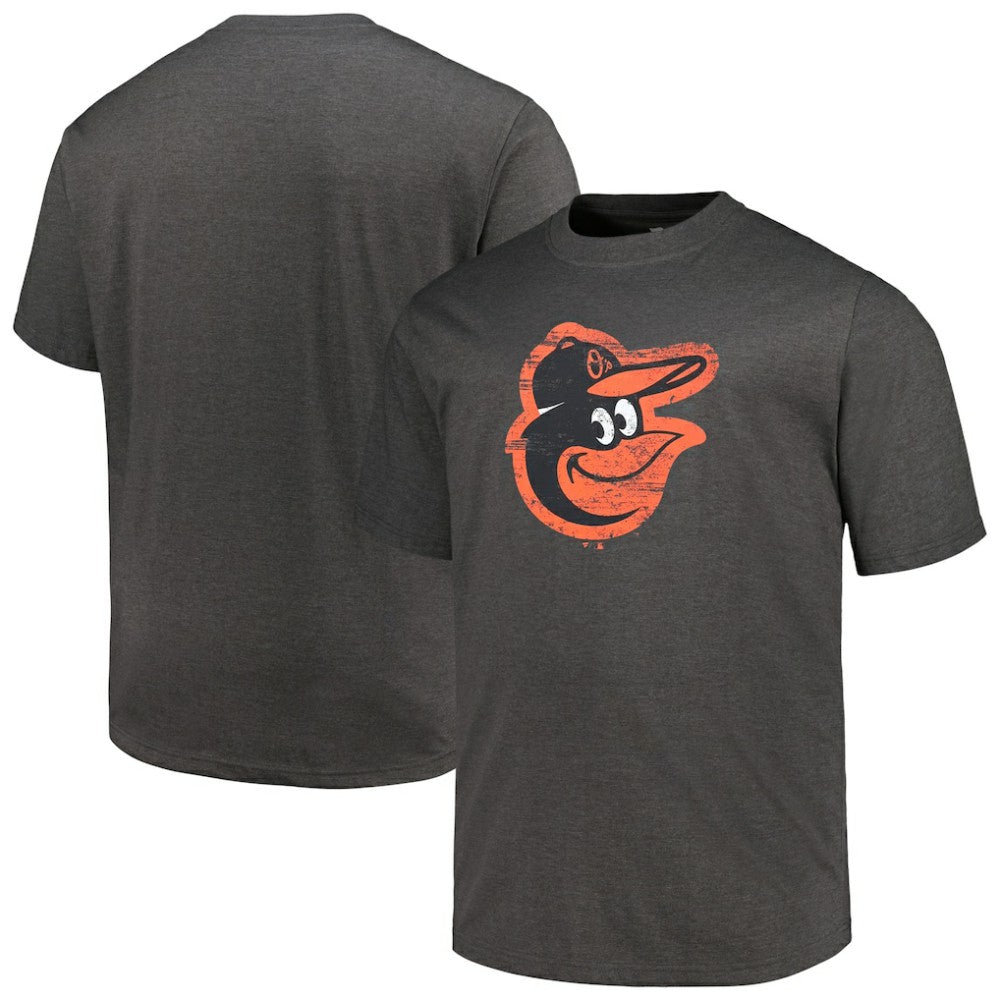 Baltimore Orioles Profile Big & Tall Weathered Logo T-Shirt Sale