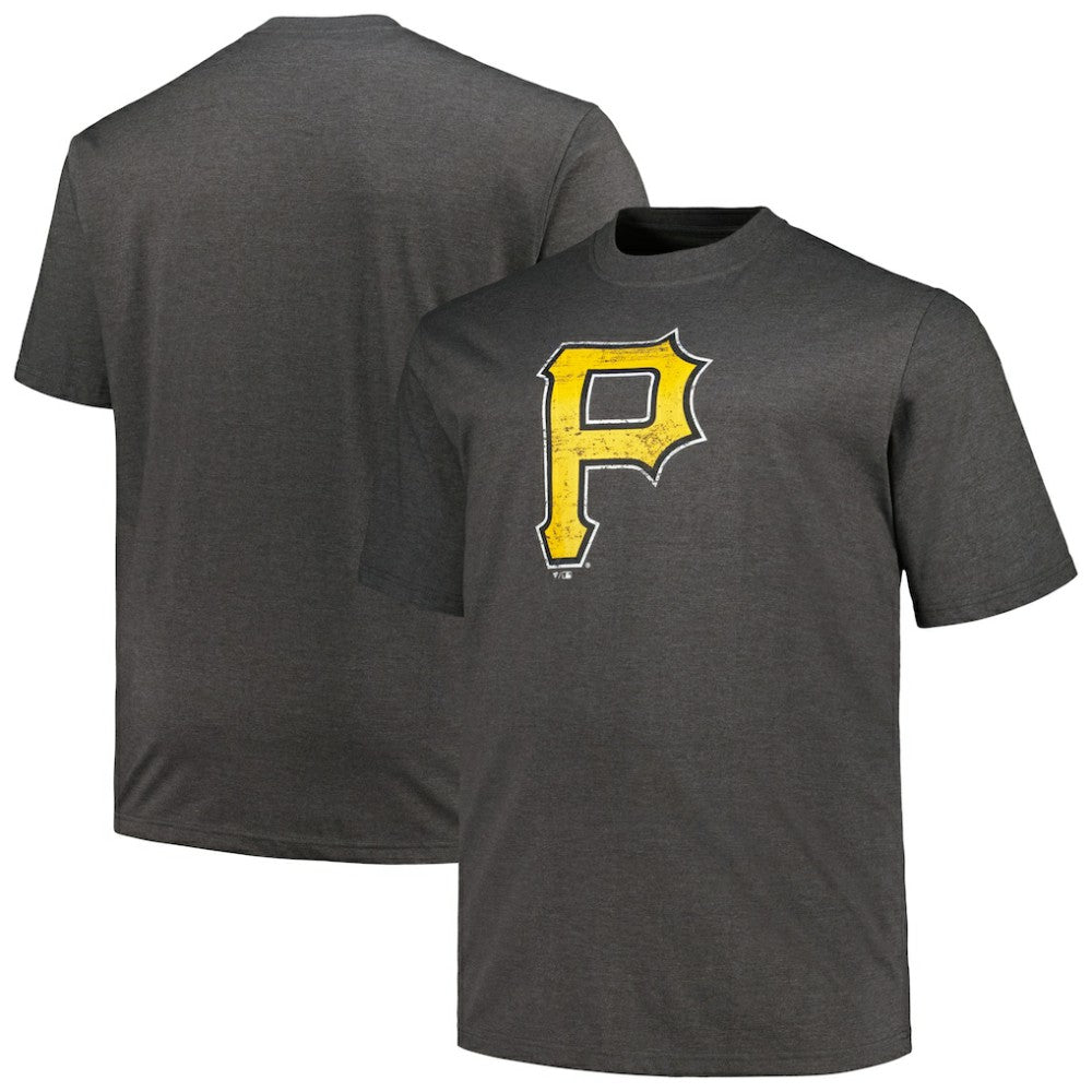 Pittsburgh Pirates Profile Big & Tall Weathered Logo T-Shirt Online
