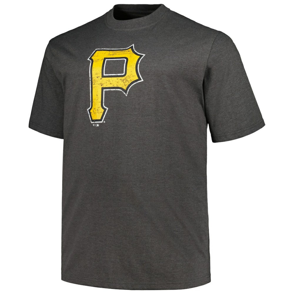 Pittsburgh Pirates Profile Big & Tall Weathered Logo T-Shirt Online