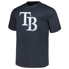 Tampa Bay Rays Profile Big & Tall Weathered Logo T-Shirt Outlet