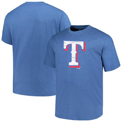 Texas Rangers Profile Big & Tall Weathered Logo T-Shirt for sale