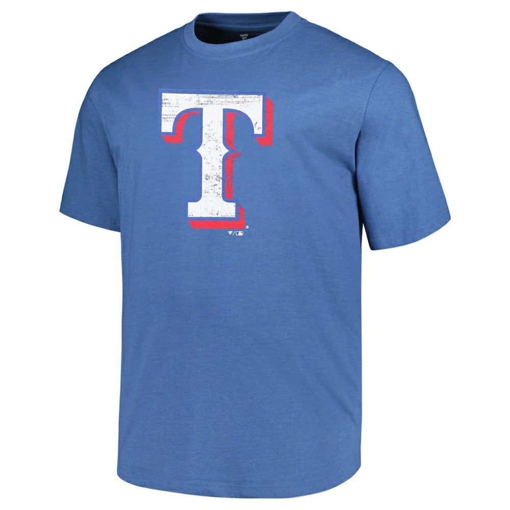 Texas Rangers Profile Big & Tall Weathered Logo T-Shirt for sale