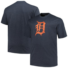 Detroit Tigers Profile Big & Tall Weathered Logo T-Shirt Outlet