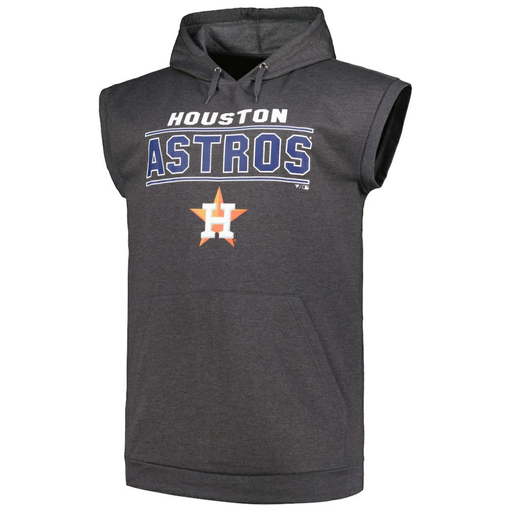 Houston Astros Profile Big & Tall Muscle Sleeveless Pullover Hoodie Online