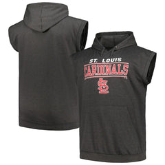 St. Louis Cardinals Profile Big & Tall Muscle Sleeveless Pullover Hoodie Online
