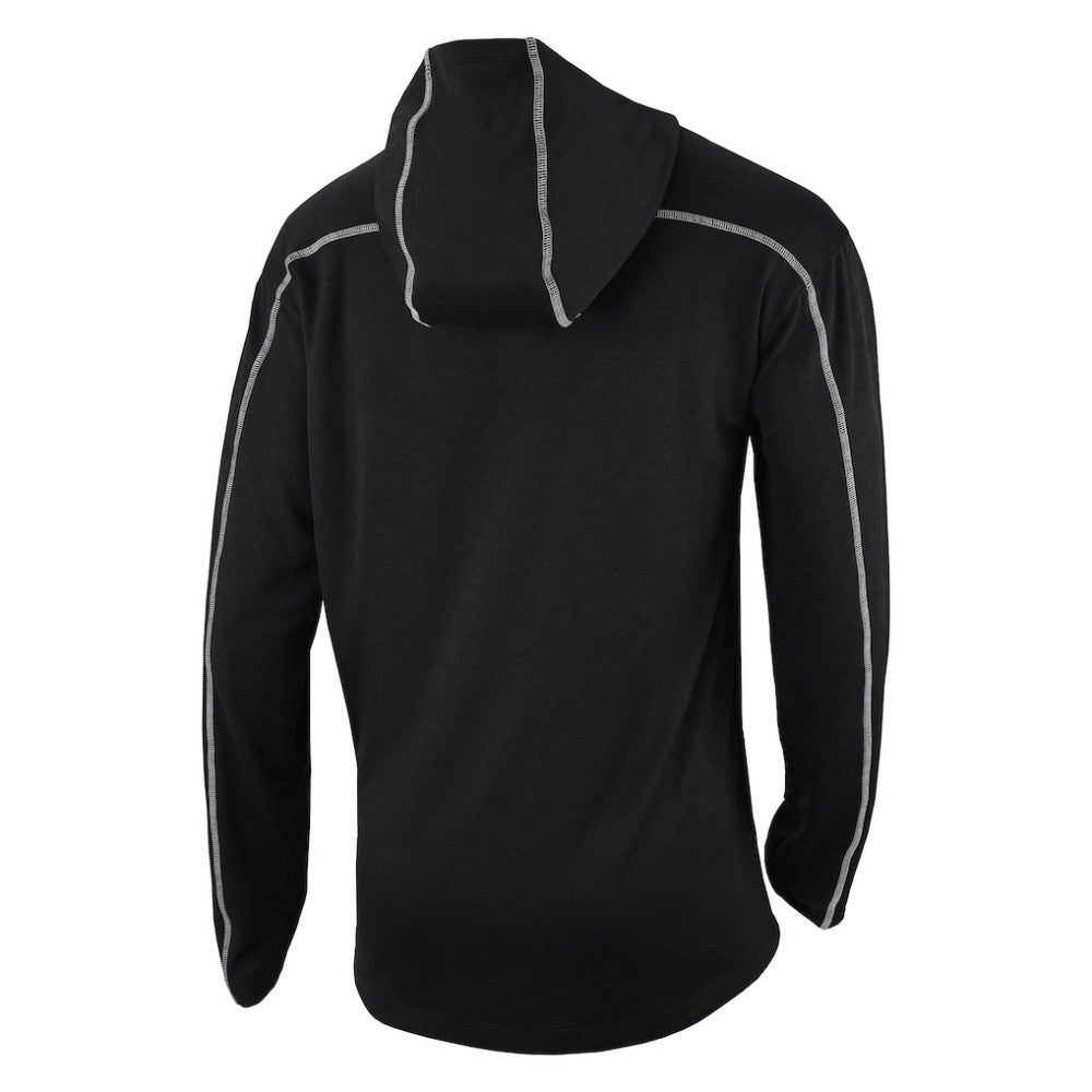 Carolina Hurricanes Columbia Omni-Wick Shotgun Long Sleeve Hoodie T-Shirt - Black | NHL Lifestyle