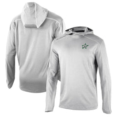 Dallas Stars Columbia Omni-Wick Shotgun Long Sleeve Hoodie T-Shirt - Gray | NHL near me