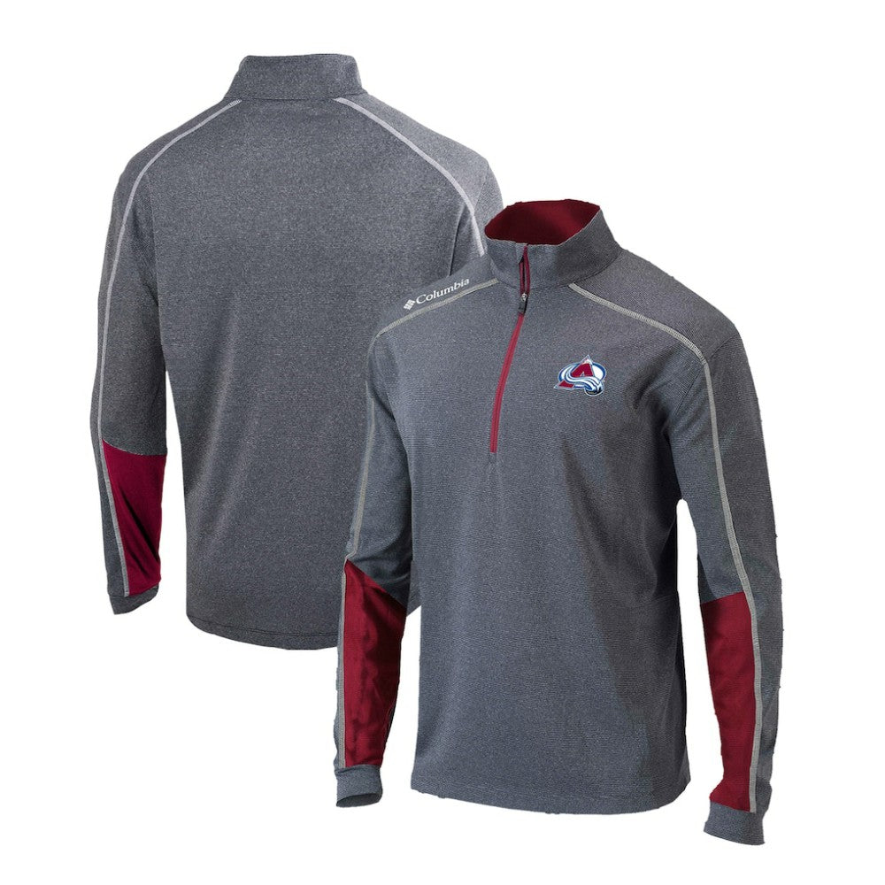Colorado Avalanche Columbia Omni-Wick Shotgun 2.0 Quarter-Zip Pullover Top - Gray/Purple | NHL near me