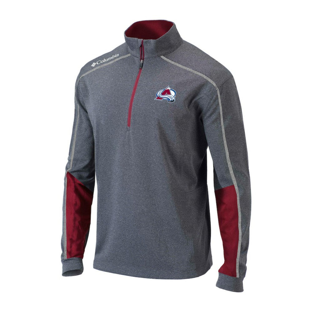 Colorado Avalanche Columbia Omni-Wick Shotgun 2.0 Quarter-Zip Pullover Top - Gray/Purple | NHL near me