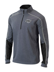 Los Angeles Kings Columbia Omni-Wick Shotgun 2.0 Quarter-Zip Pullover Top - Gray/Black | NHL Lifestyle