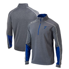 St. Louis Blues Columbia Omni-Wick Shotgun 2.0 Quarter-Zip Pullover Top - Gray/Blue | NHL near me