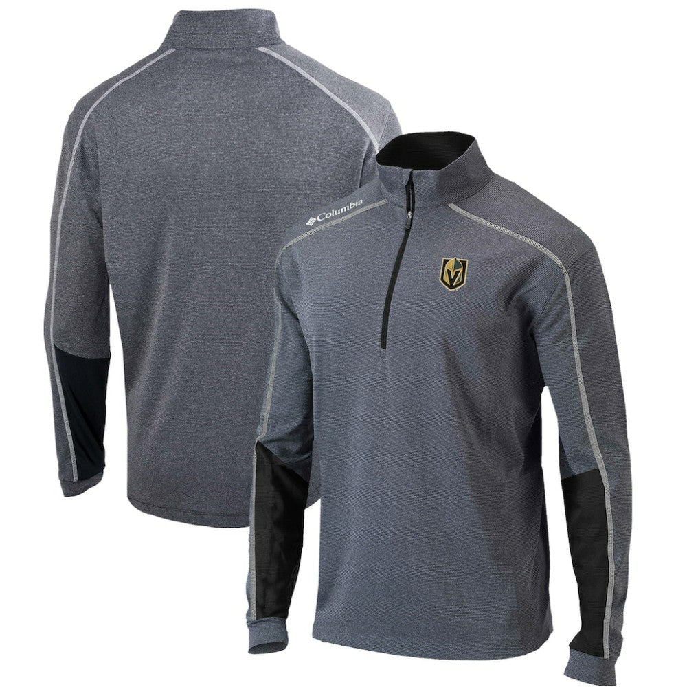 Vegas Golden Knights Columbia Omni-Wick Shotgun 2.0 Quarter-Zip Pullover Top - Gray/Black | NHL near me