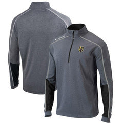 Vegas Golden Knights Columbia Omni-Wick Shotgun 2.0 Quarter-Zip Pullover Top - Gray/Black | NHL near me