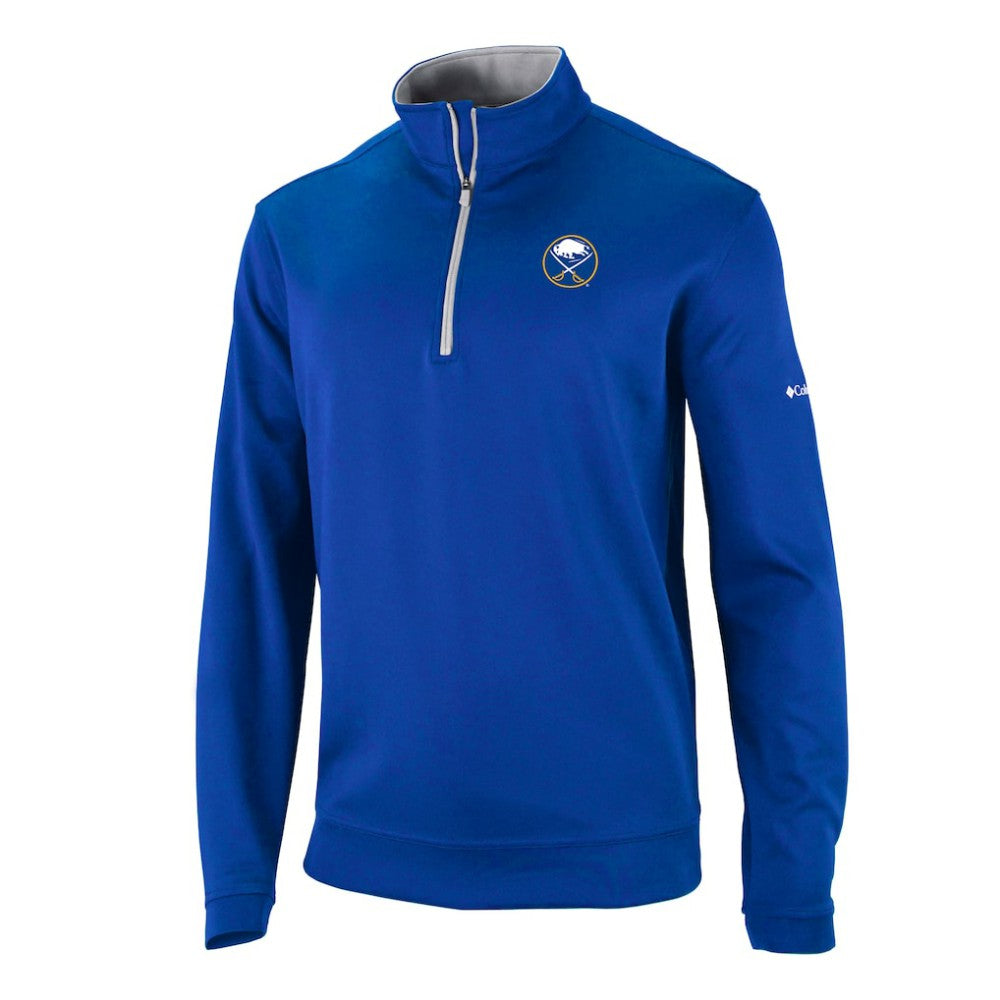 Buffalo Sabres Columbia Omni-Wick Wickhams Hills Half-Zip Pullover Top - Royal | NHL sale