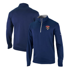 Florida Panthers Columbia Omni-Wick Wickhams Hills Half-Zip Pullover Top - Navy | NHL Lifestyle